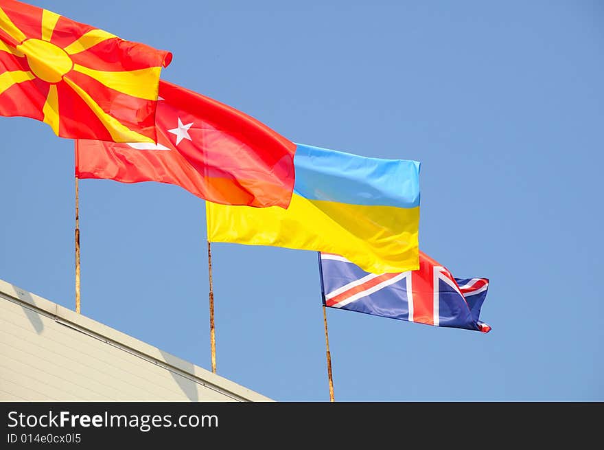 Various National Flags