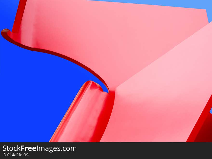 Red & Blue Abstract