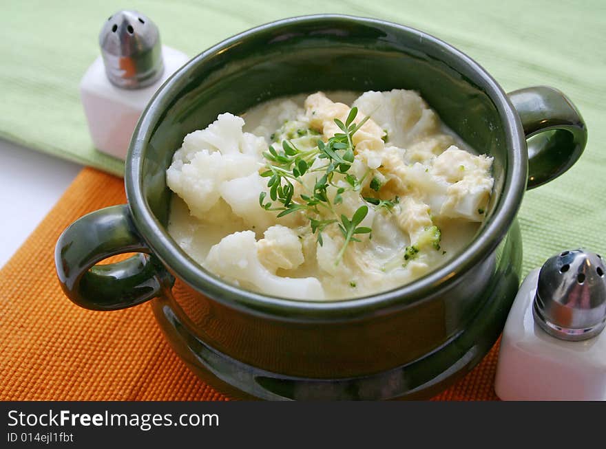 A stew of fresh white cabbage with some onions