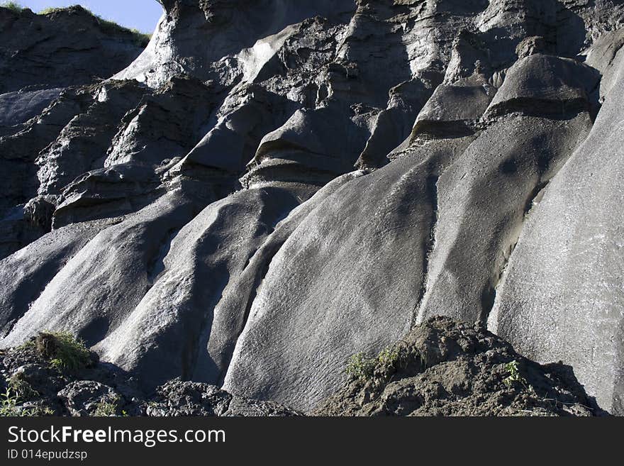 Permafrost landscape in Yakutia (North-Eastern Russia, shore of Yana River). Permafrost landscape in Yakutia (North-Eastern Russia, shore of Yana River)