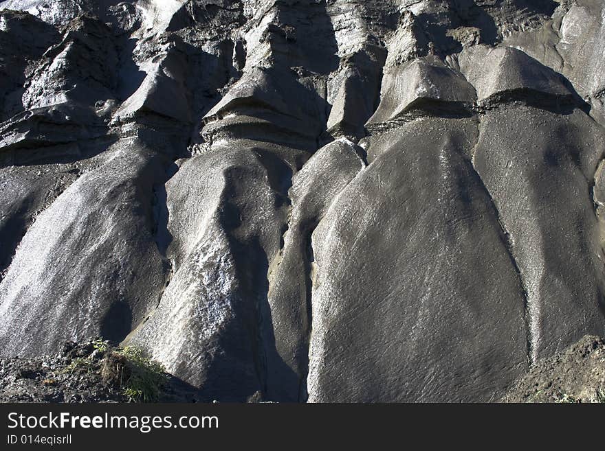 Permafrost landscape in Yakutia (North-Eastern Russia, shore of Yana River). Permafrost landscape in Yakutia (North-Eastern Russia, shore of Yana River)