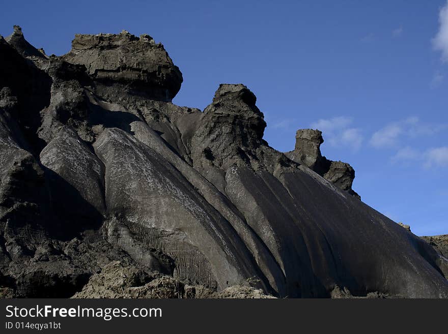 Permafrost landscape in Yakutia (North-Eastern Russia, shore of Yana River). Permafrost landscape in Yakutia (North-Eastern Russia, shore of Yana River)