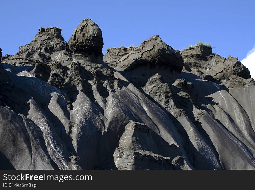 Permafrost landscape in Yakutia (North-Eastern Russia, shore of Yana River). Permafrost landscape in Yakutia (North-Eastern Russia, shore of Yana River)