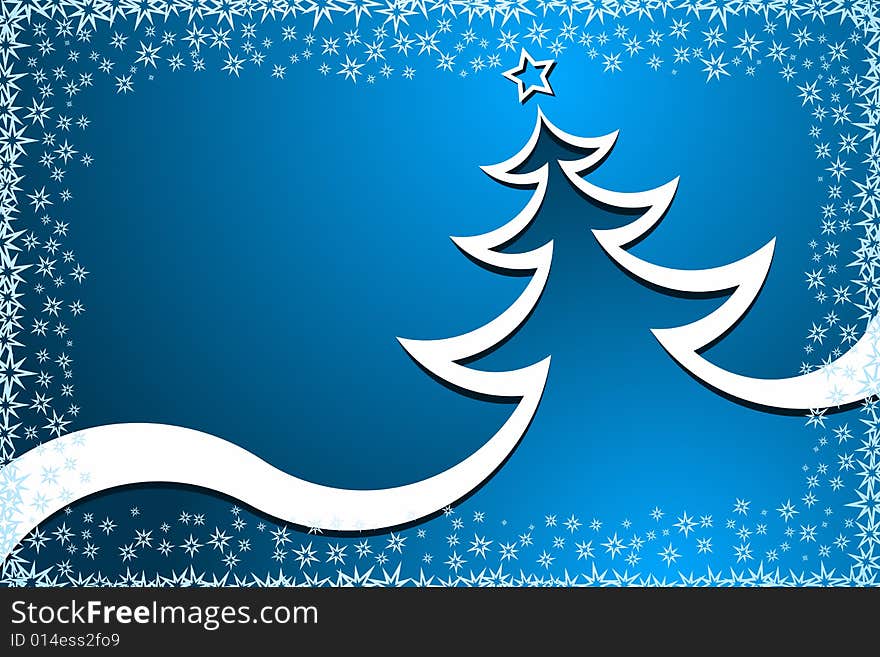 Vector illustration of Christmas Tree