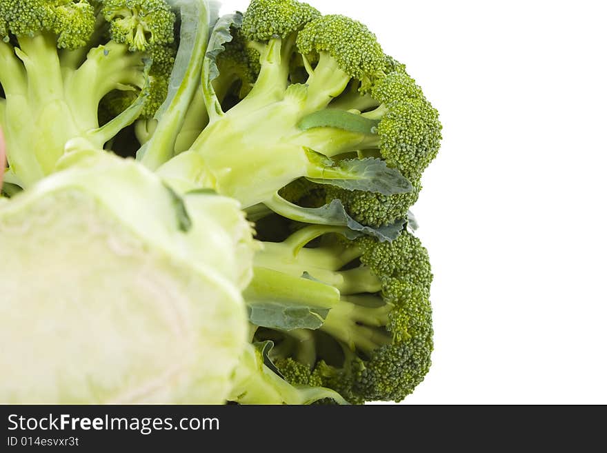 Broccoli isolated on white background