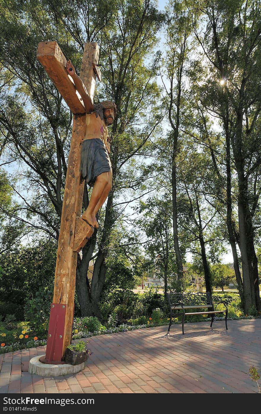 Jesus Christ Monument in Chassell, MI