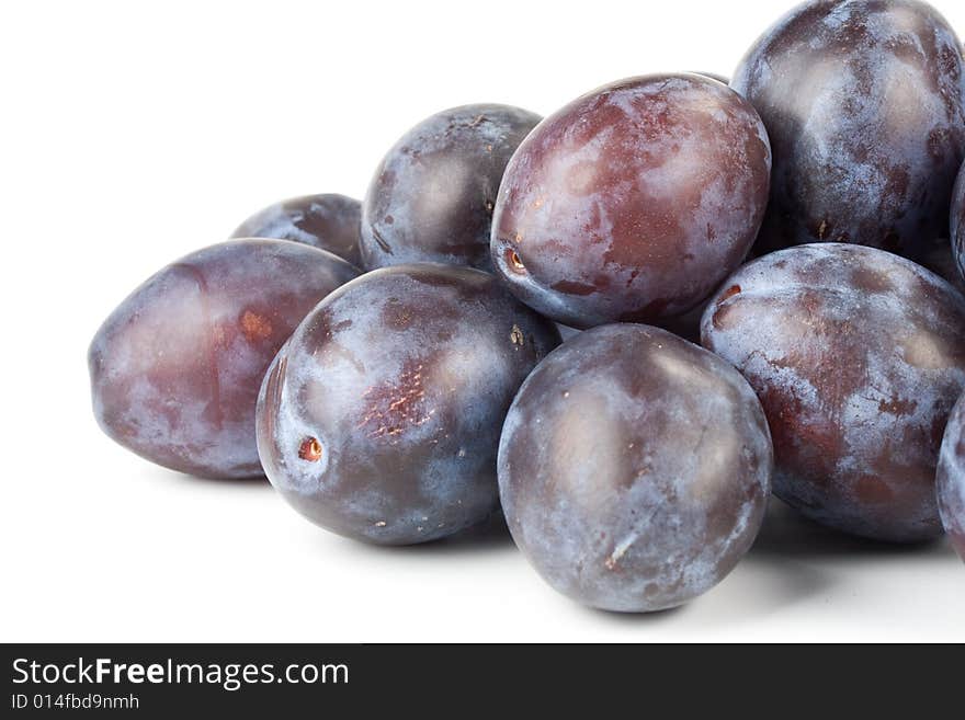 Fresh plums