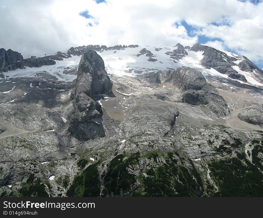 Marmolada glacier