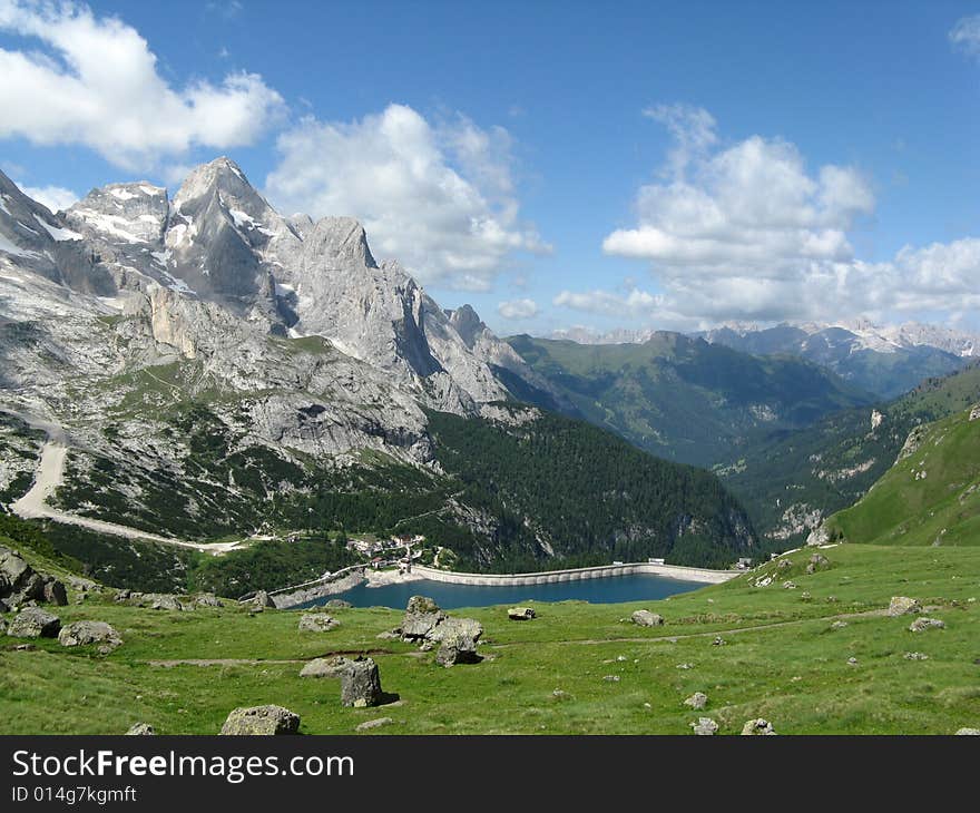 Dolomite panorama