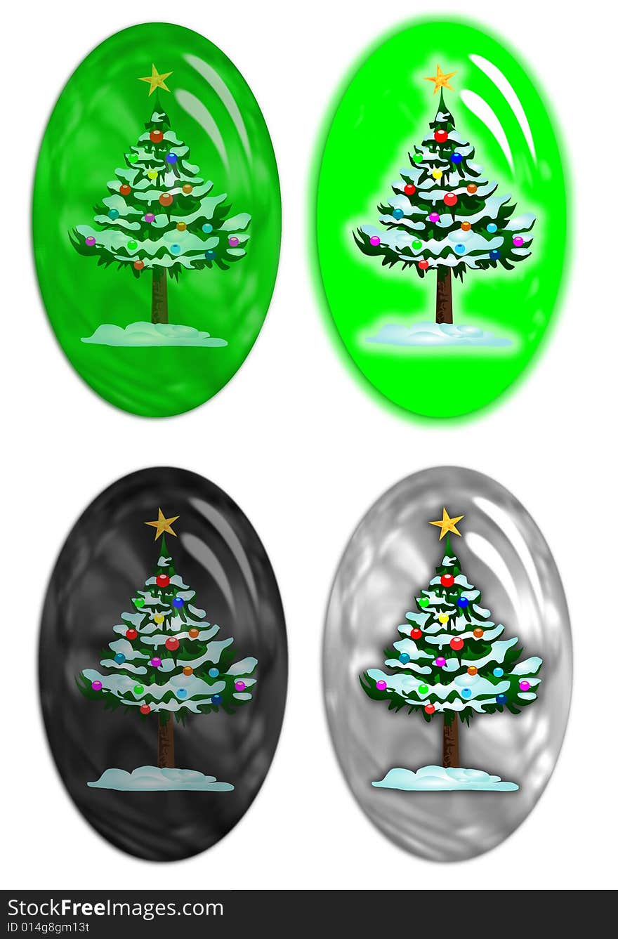 Rollover images with   christmas trees. Rollover images with   christmas trees