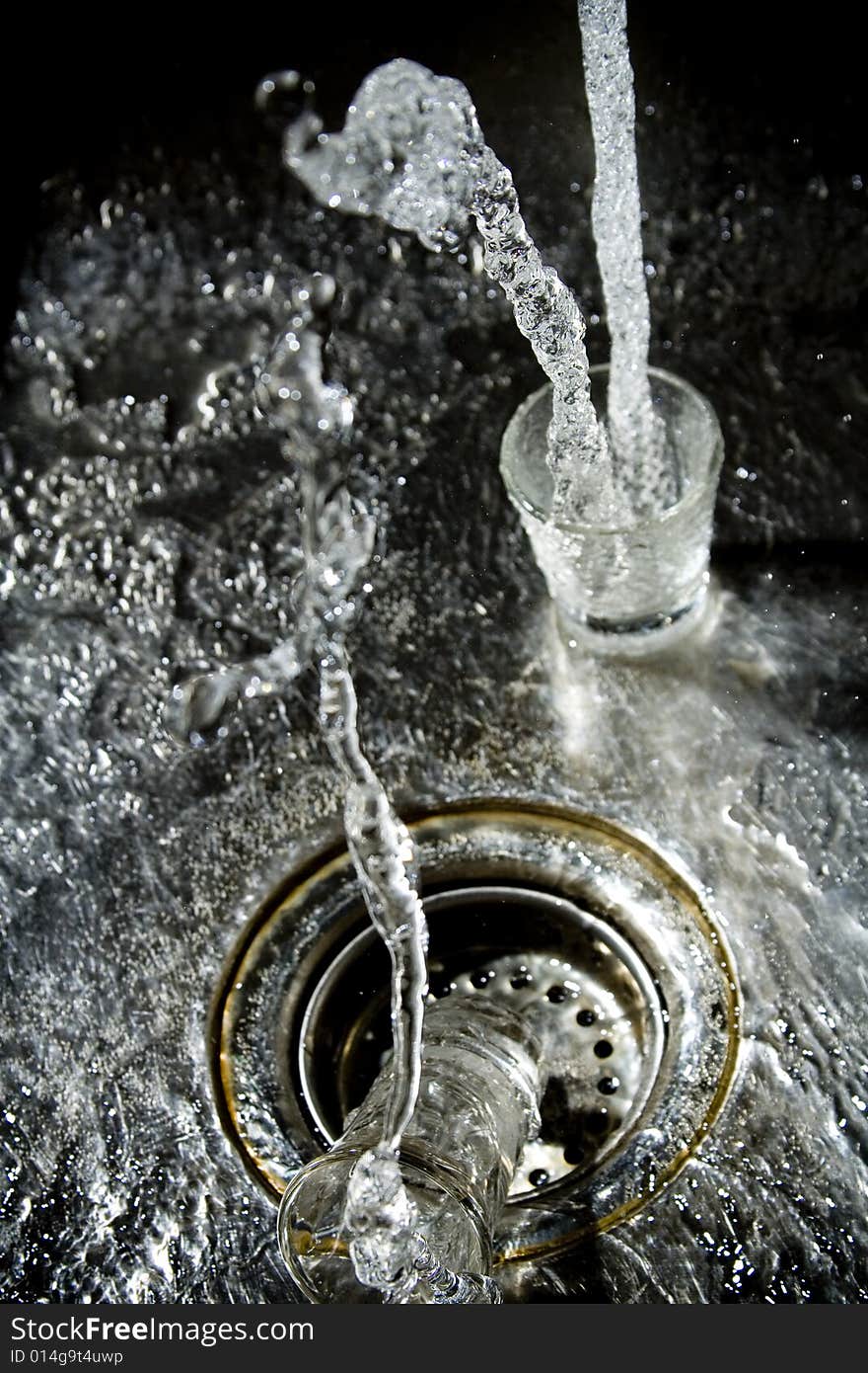 Frozen Water Splash