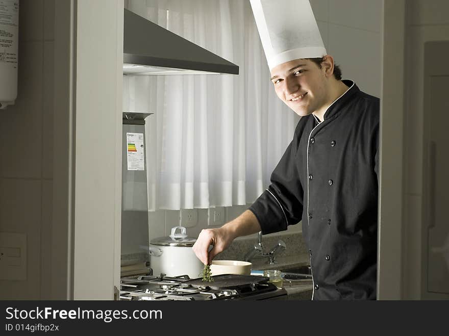 Chef Cooking