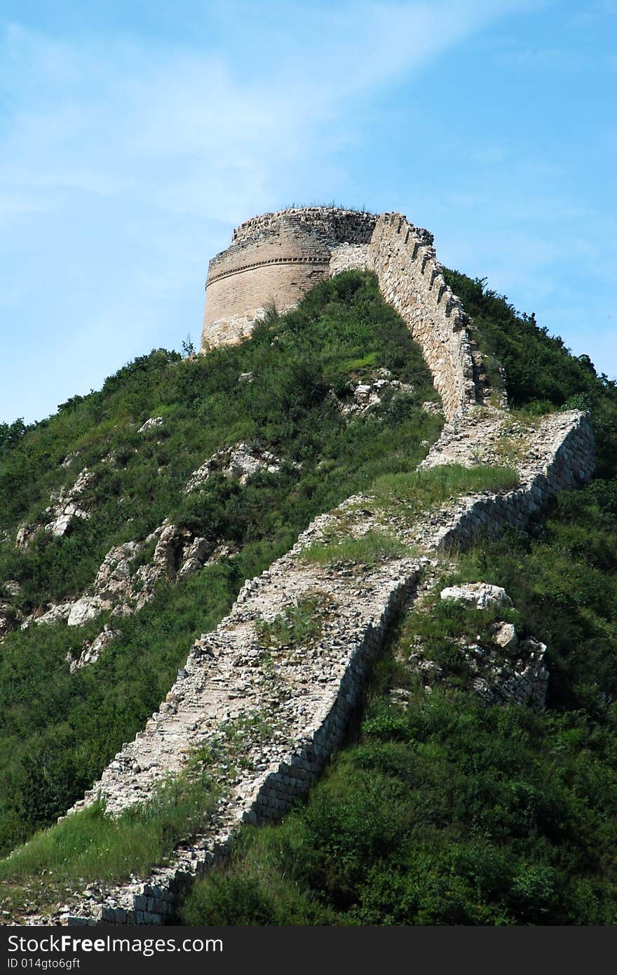 The great wall, hebei, china