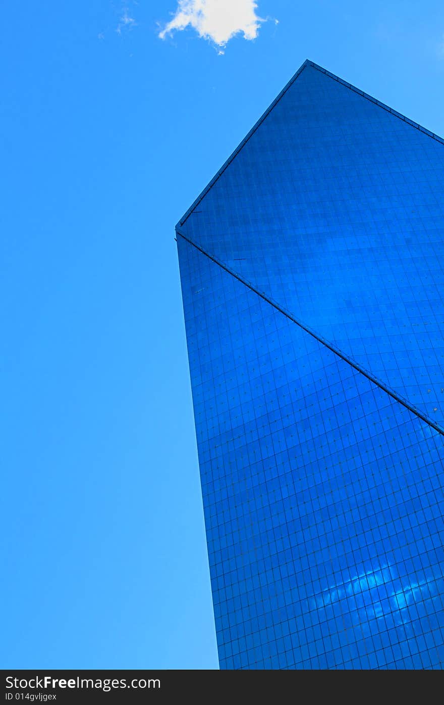 An abstract image of a modern skyscraper. An abstract image of a modern skyscraper