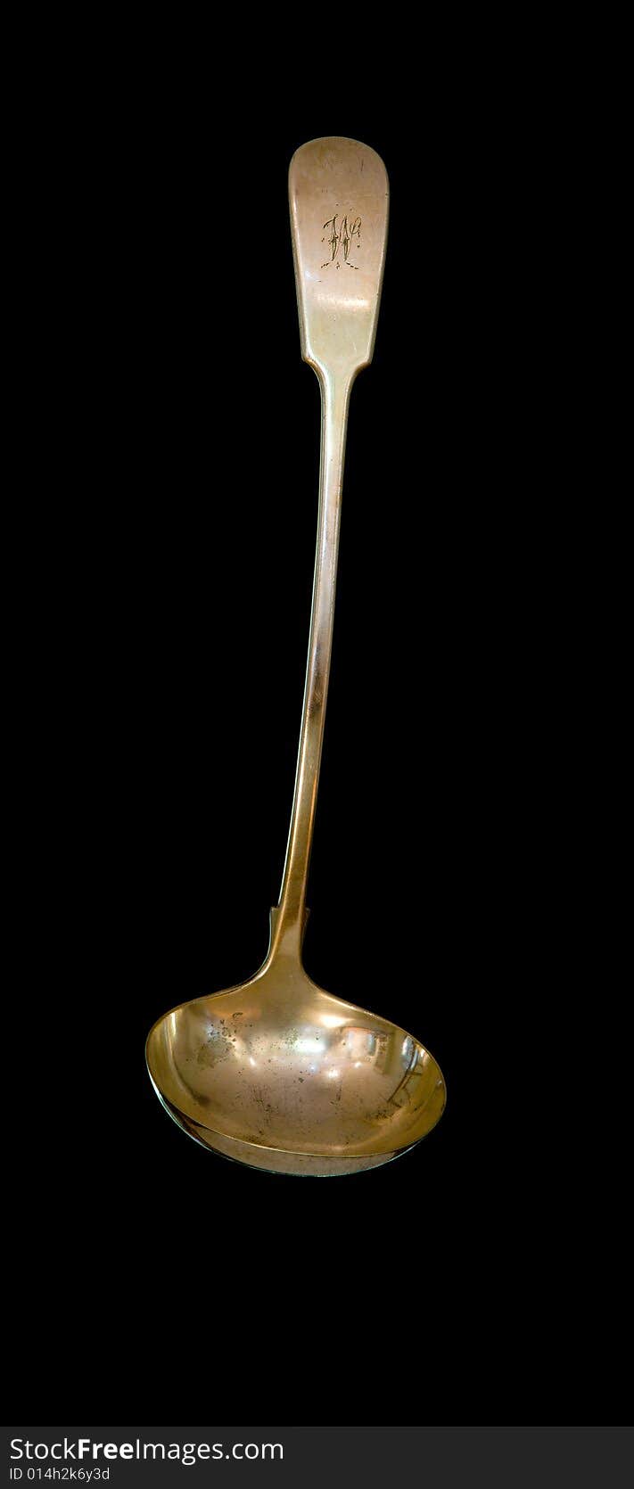 Antique Silver Serving Ladle