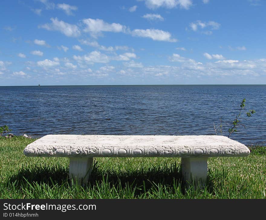 Bench by the Ocean