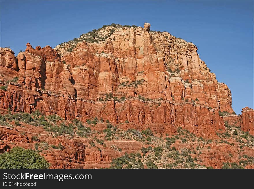 Big red rocks on Arizona. Big red rocks on Arizona