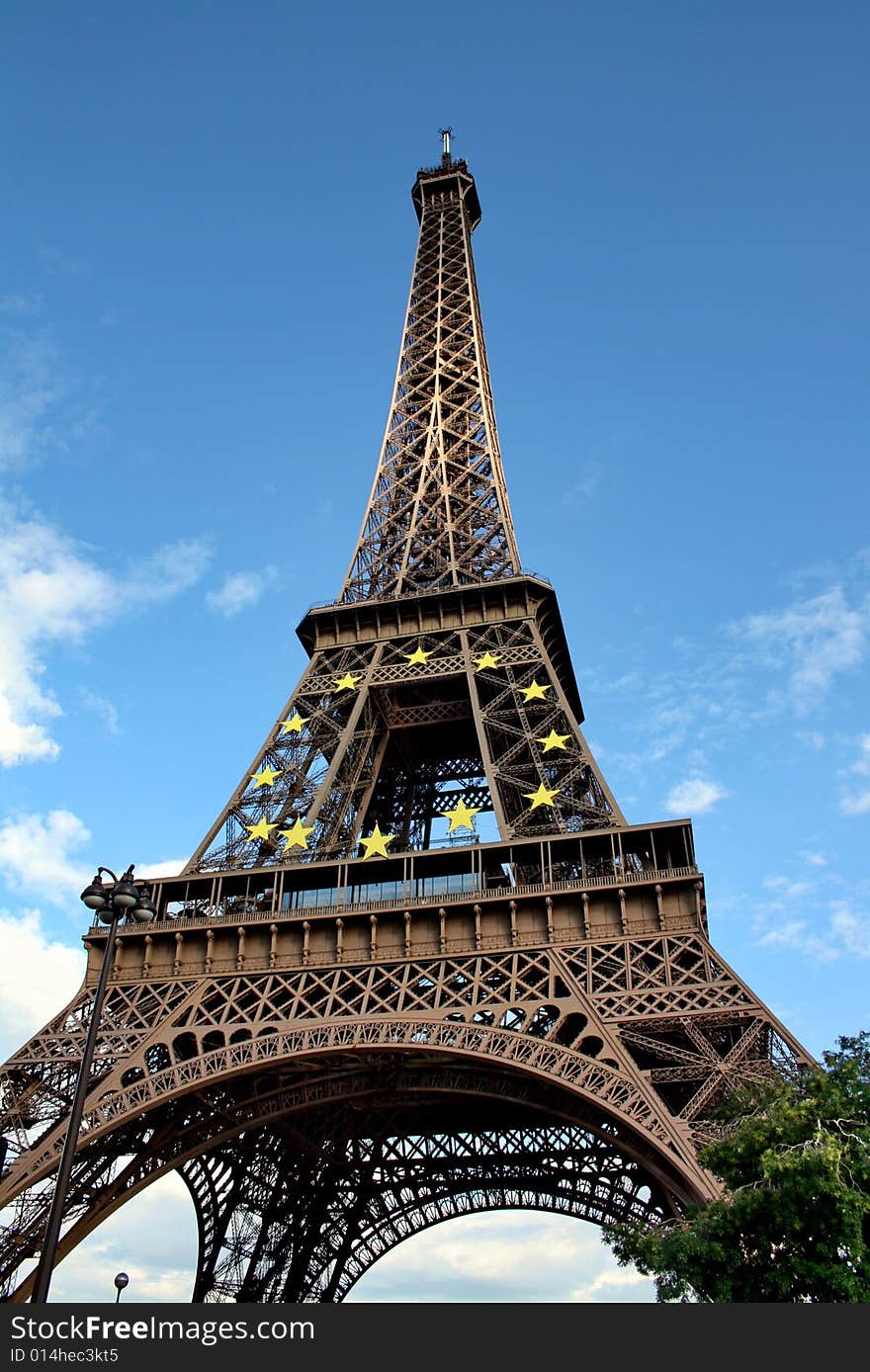 Eiffel Tower In Paris