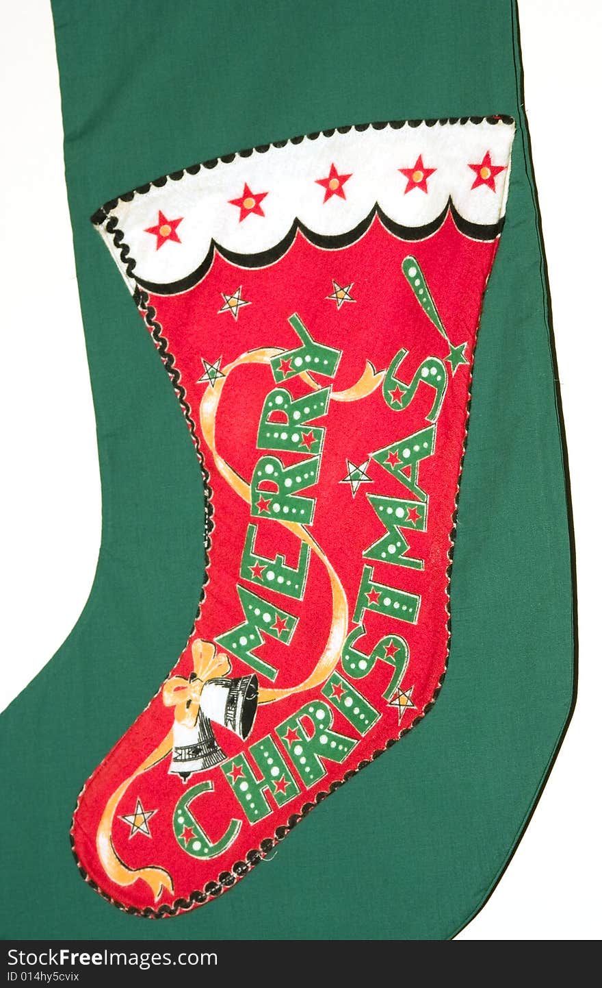 Vintage Christmas Sock