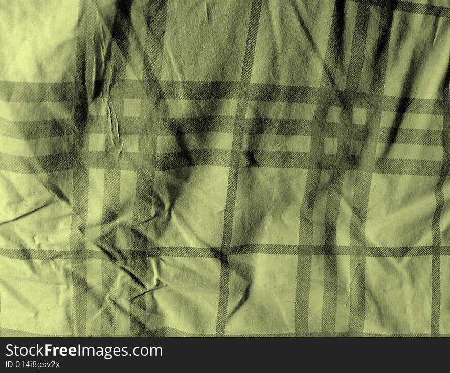 Scottish creased textile.