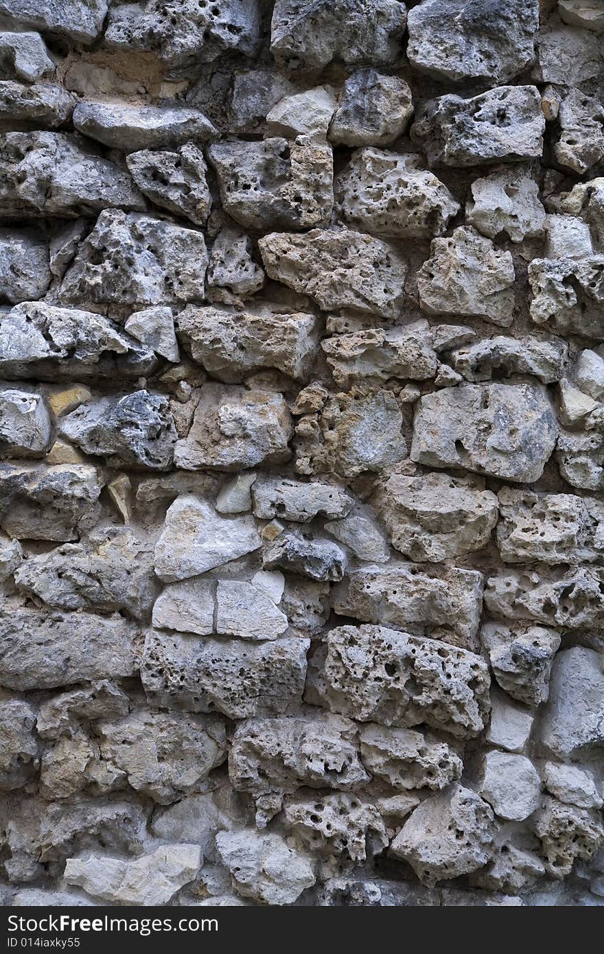 Stone wall texture, old stone wall