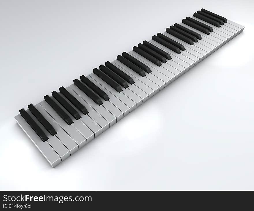 Close up of piano keys. Close up of piano keys.