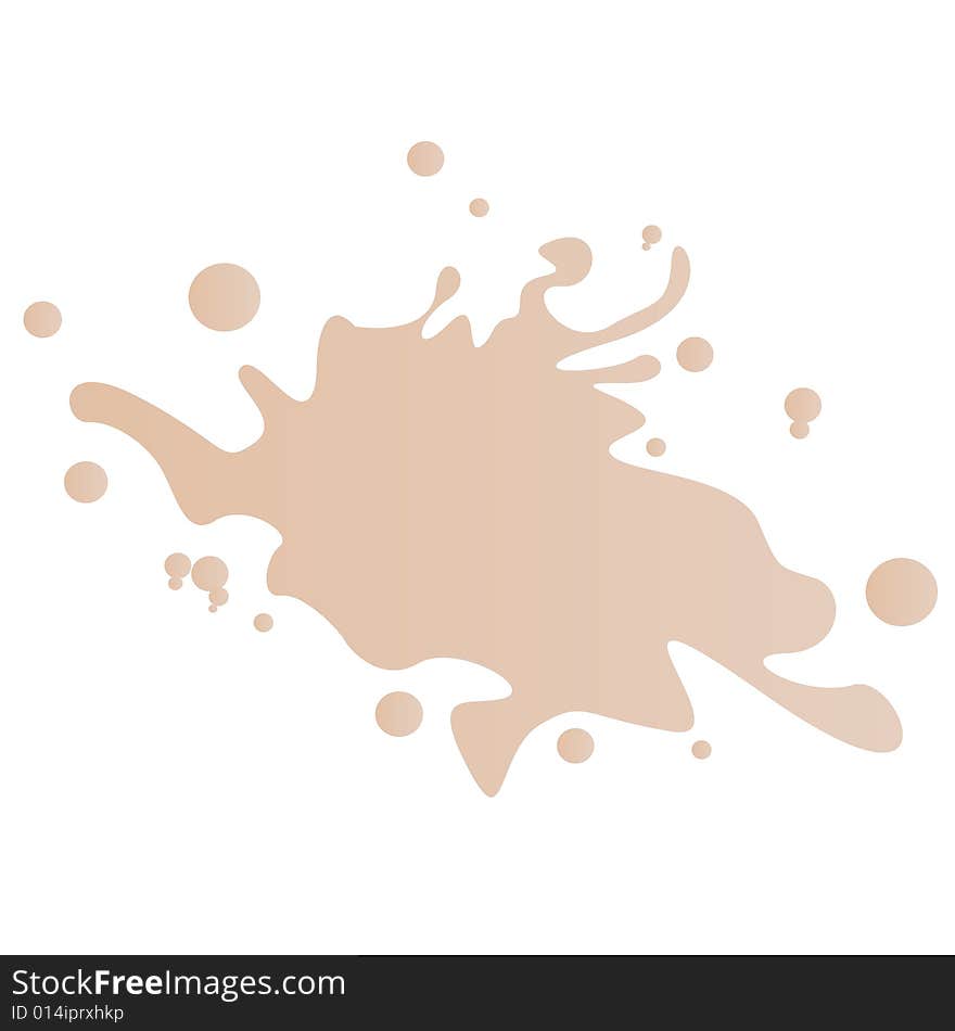 Vector splash, abstract vector illustration