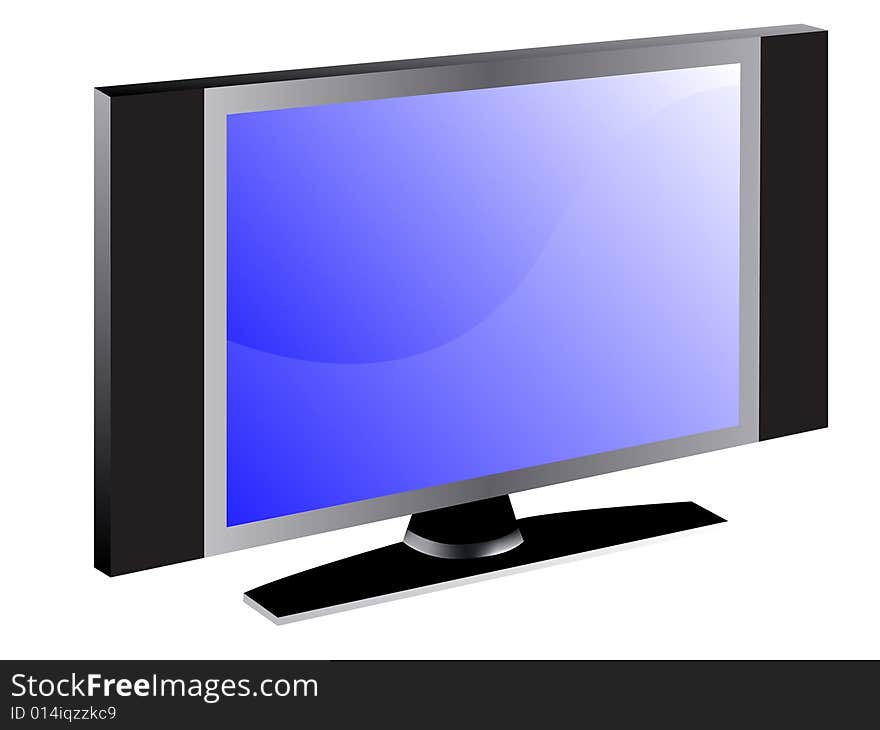 TV screen, editable vector illustration