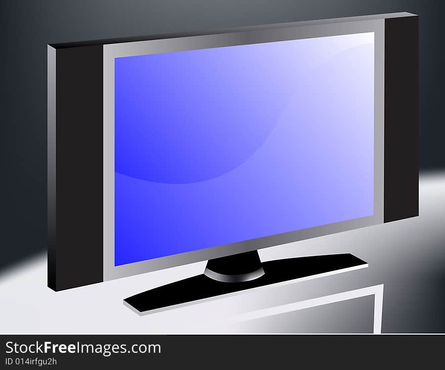 TV screen, editable vector illustration