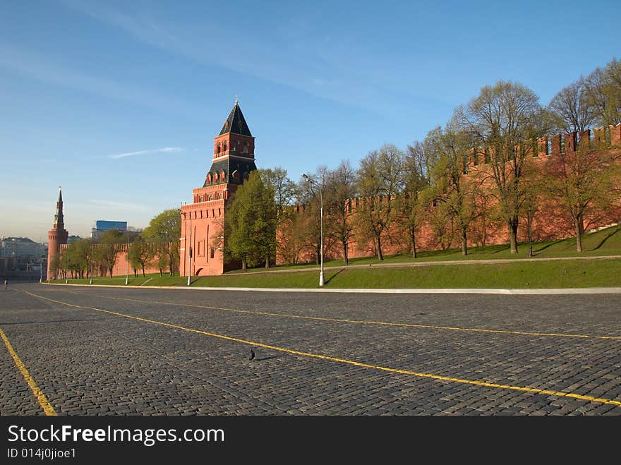 Red square in Moscow, Russian Federation