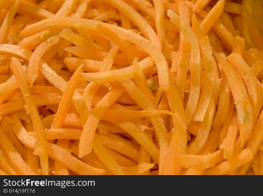 Grated carrot