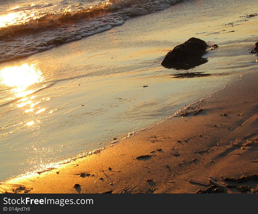 Sunrays On Water