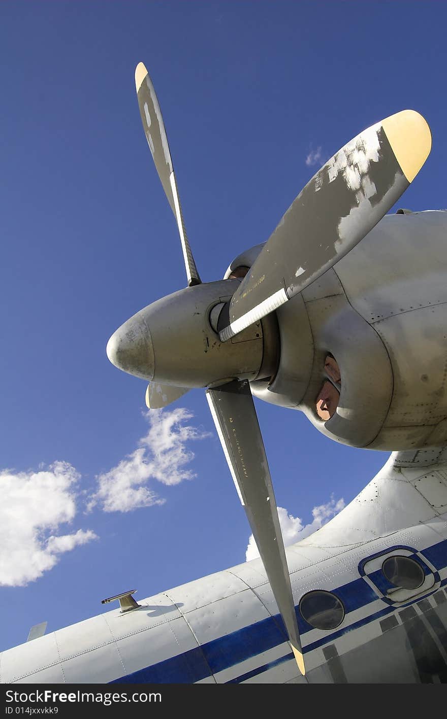 Propeller of the transport plane An-24. Propeller of the transport plane An-24.