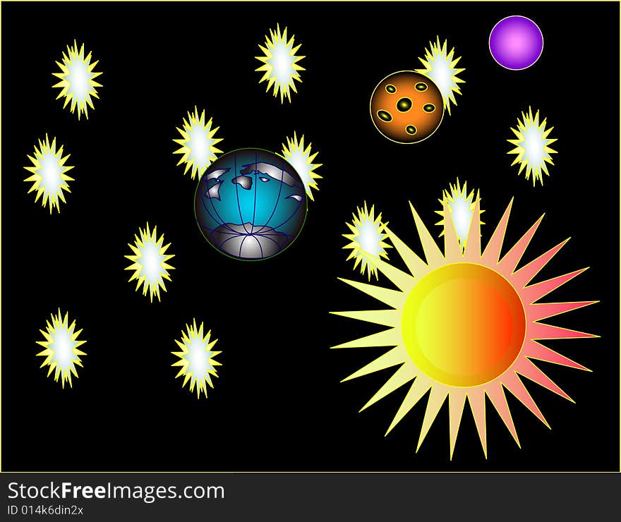 the earth in an environment ot other planets. the earth in an environment ot other planets