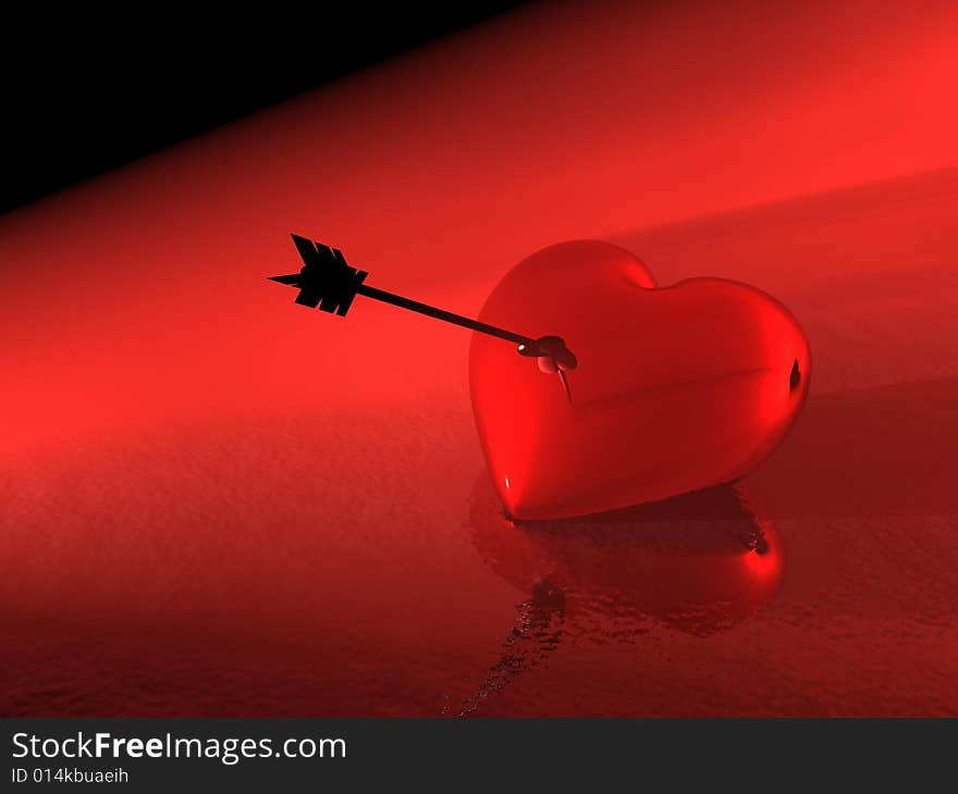 3d render of a heart