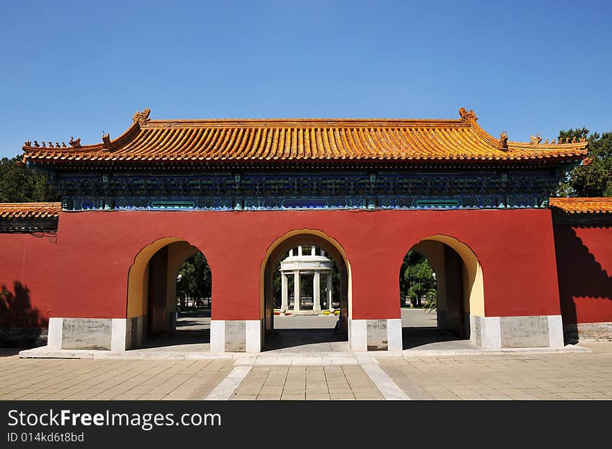 Traditional chinese building, ancient building. Traditional chinese building, ancient building