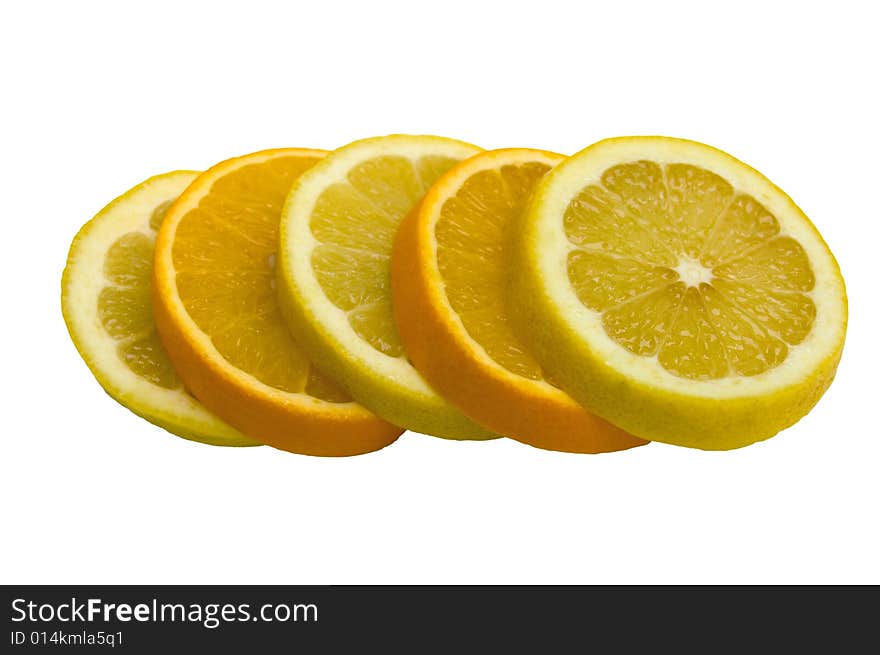 Orange and lemon