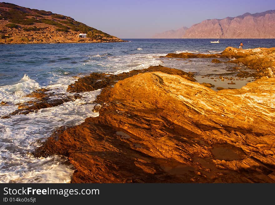 A view of Aghios Nicolaos, Crete