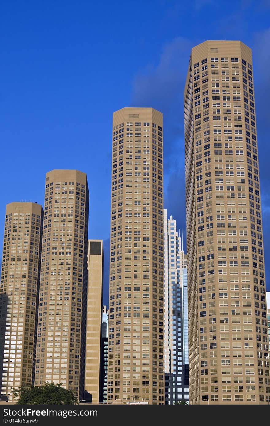 Presidential Towers in downtown Chicago