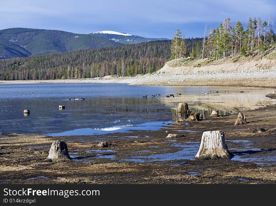 Lake in Rockies