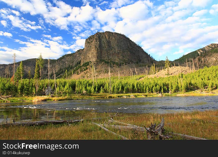 The Scenery Of Yellowstone National Park