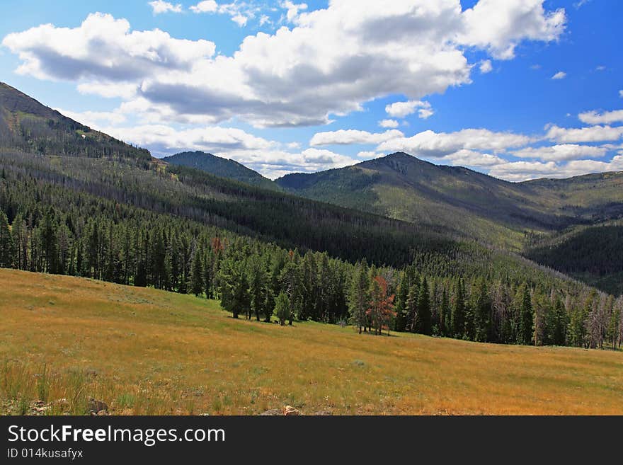 The Scenery Of Yellowstone National Park