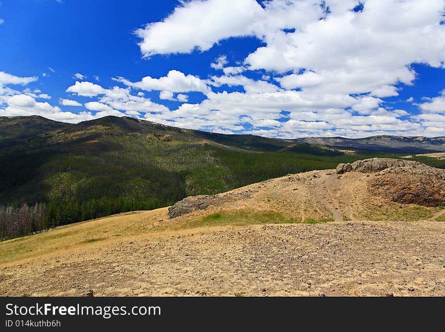 The Scenery Of Yellowstone National Park