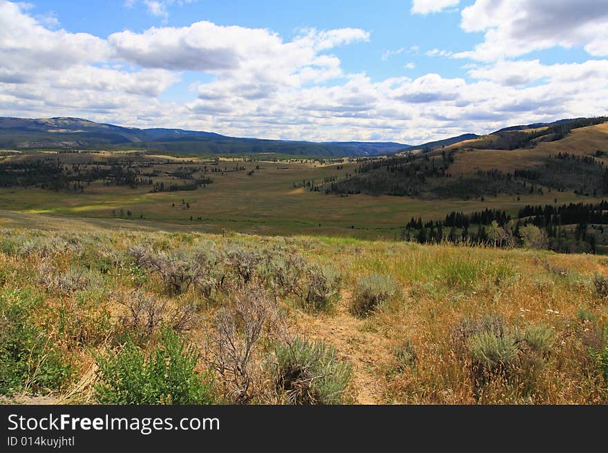 The Scenery Of Yellowstone National Park