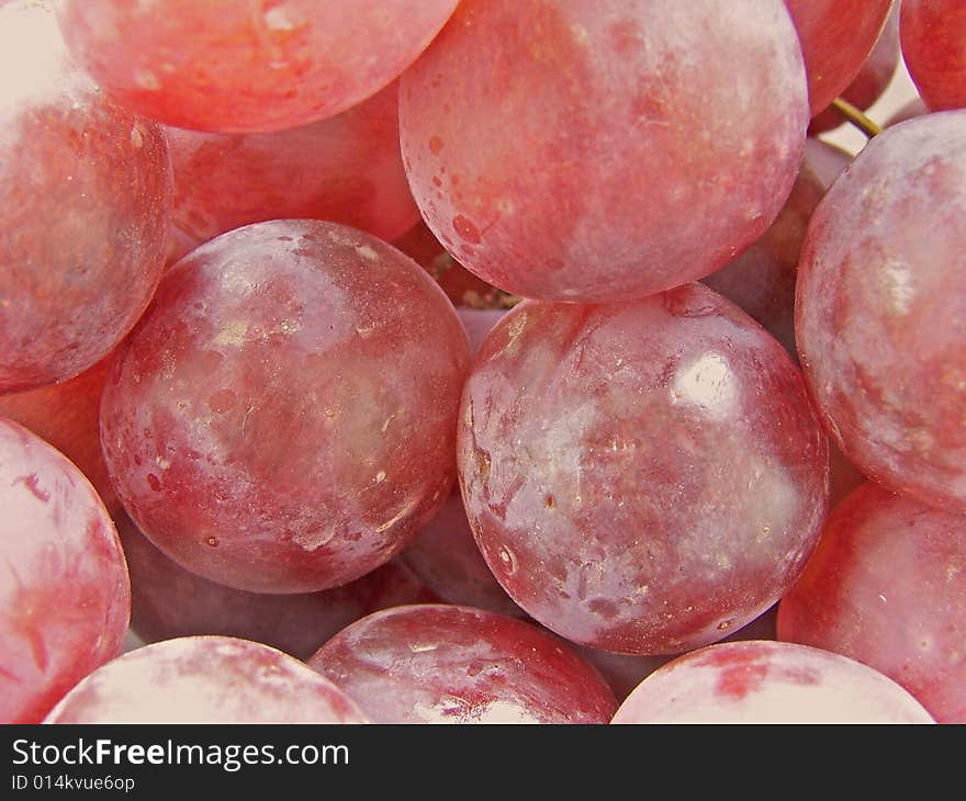 Close up of the red grape for the background.