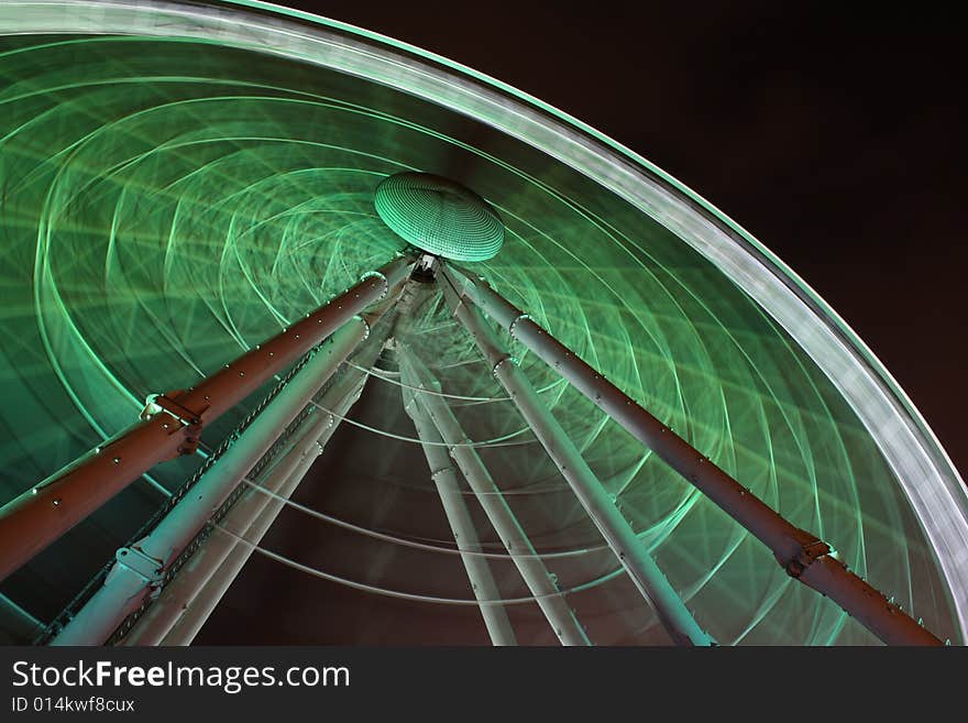 This Ferris wheel is called Eye On Malaysia.