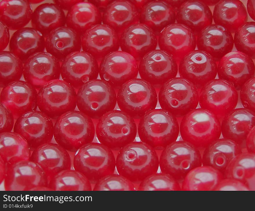 Red beads