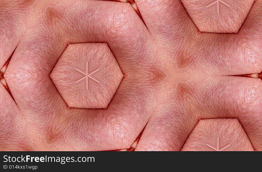 Finger Skin Pattern Background 4