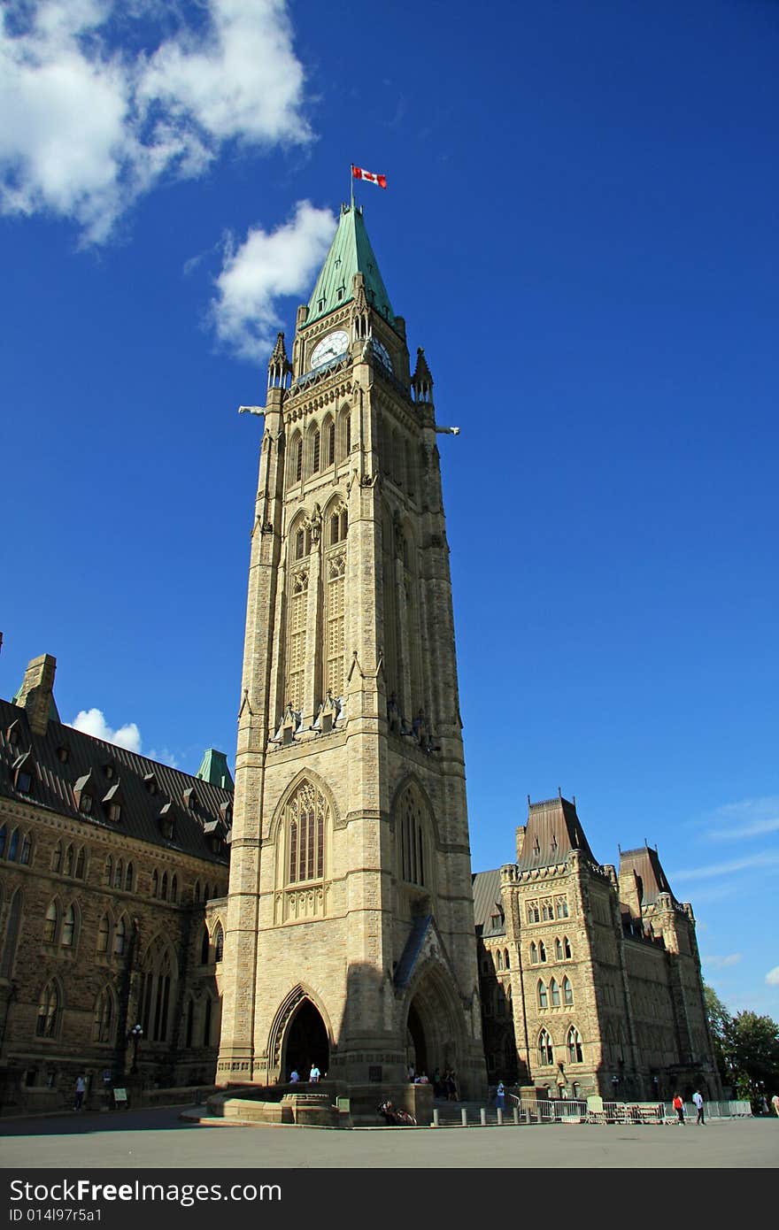 Peace Tower in Ottawa Canada