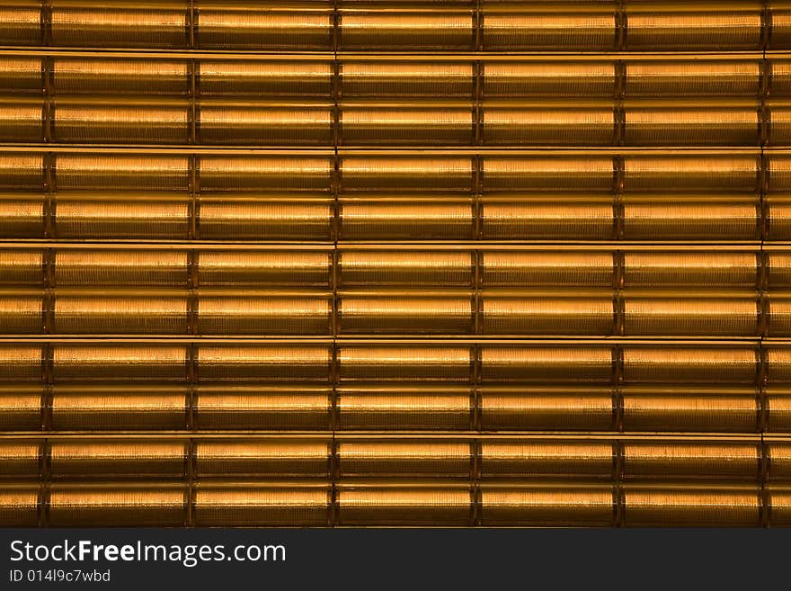 Glass wall decoration in tunnel station of Prague metro station. Glass wall decoration in tunnel station of Prague metro station.